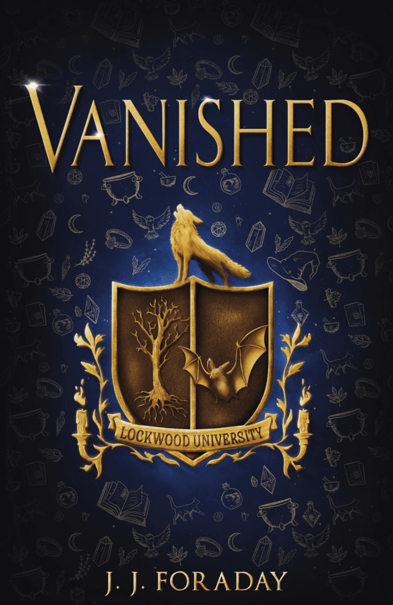 Book cover for Lockwood University Vanished by J.J.Foraday