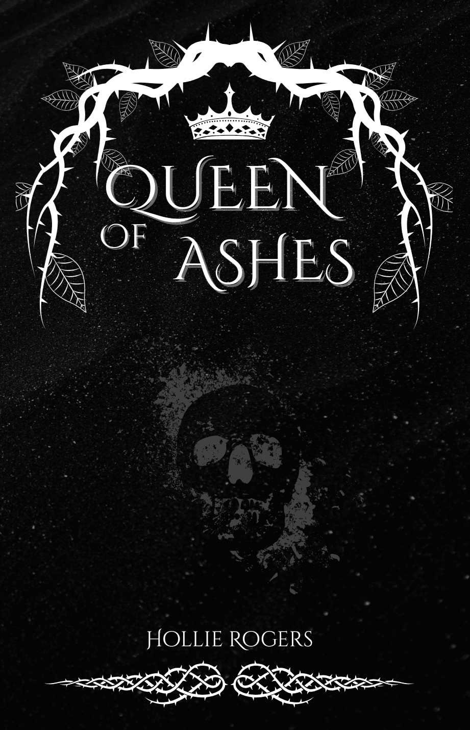 Book cover for Queen of Ashes by Hollie Rogers