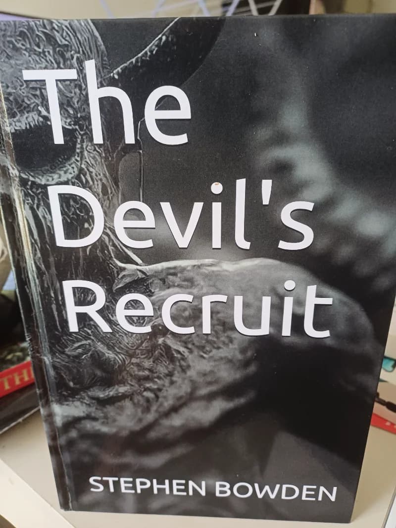 Book cover for The Devil’s Recruit by Stephen Bowden