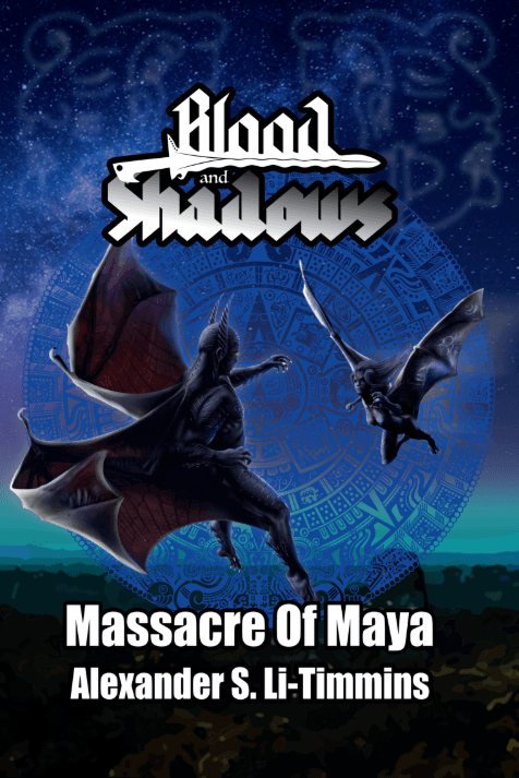 Blood and Shadows: Massacre of Maya ARC book cover